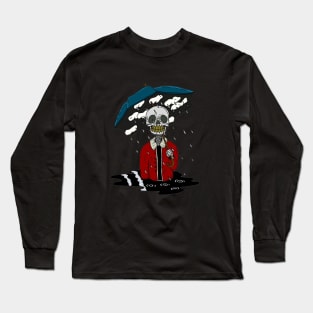 Skull Acid Rain Long Sleeve T-Shirt